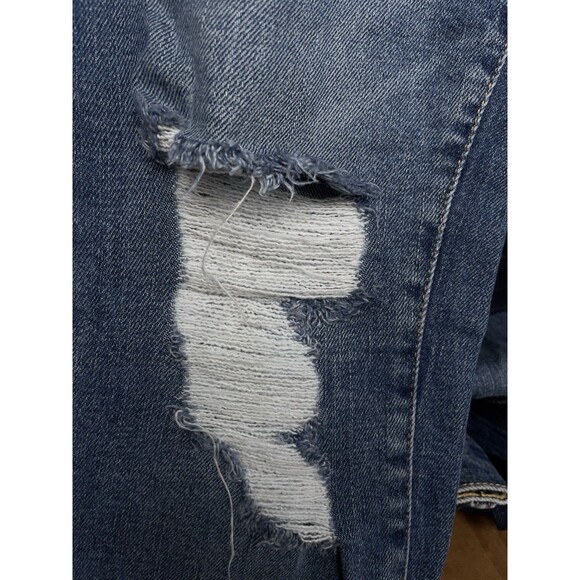 Good American GLSBP802T Women’s Stretch Denim High-Rise Distressed Jeans Sz 8/29 - Picture 3 of 12